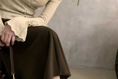 Round Toe Faux Leather Flats