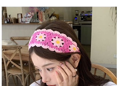 Floral Crochet Headband