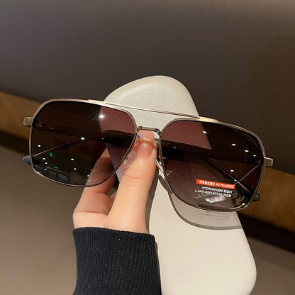 Square Thin Frame Sunglasses