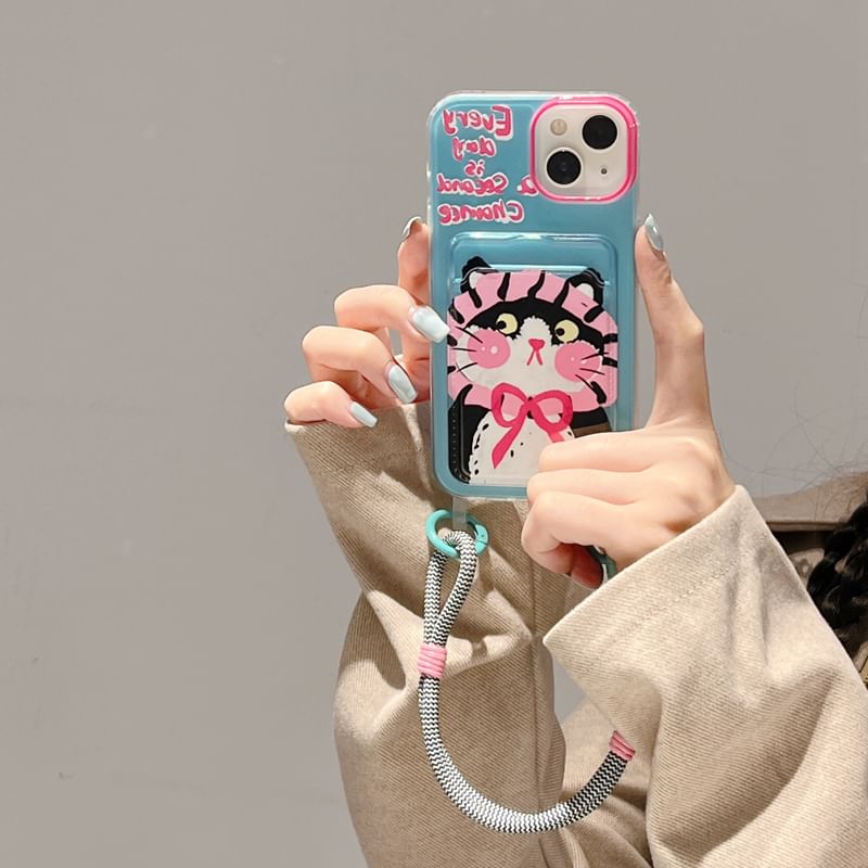 Animal Card Holder Phone Case / Strap / Set