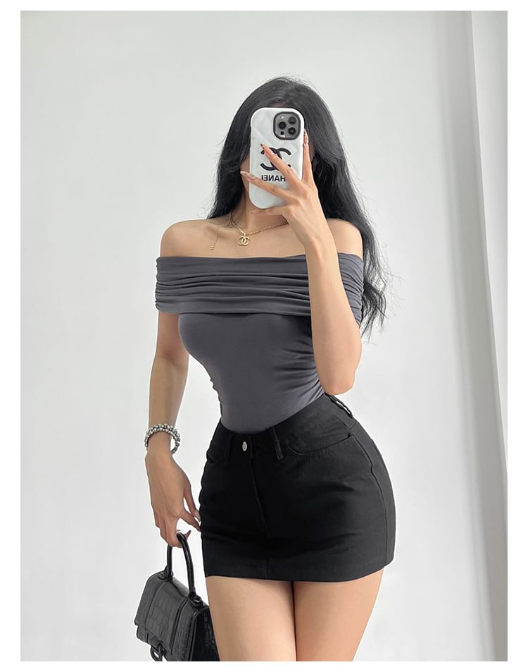 High-Waist Pencil Skirt