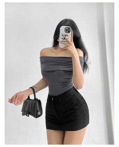 High-Waist Pencil Skirt