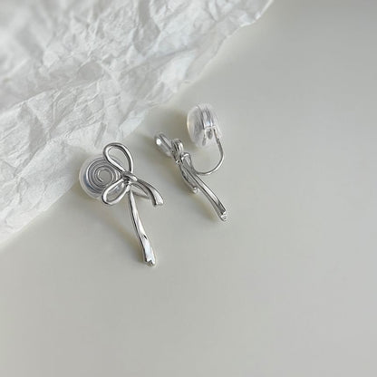 Bow Clip On Earring
