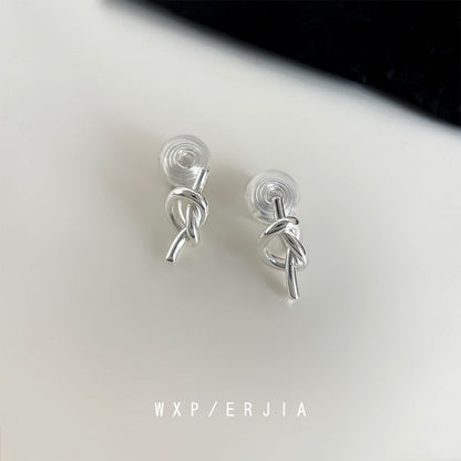 Knotted Clip On Earring