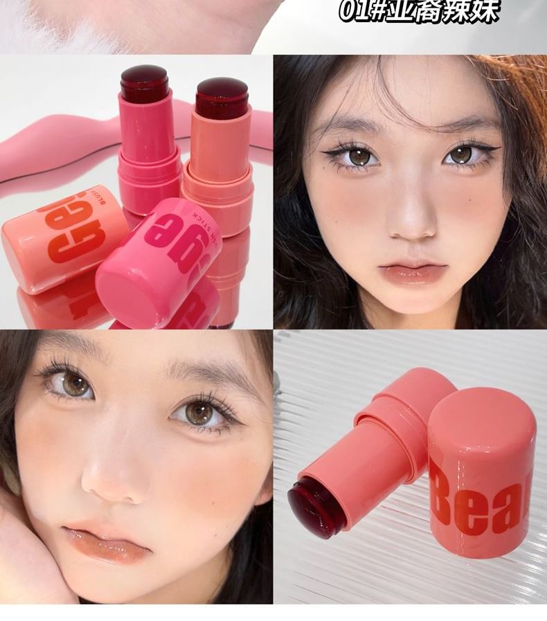 Blush en stick 2 en 1 - 4 couleurs