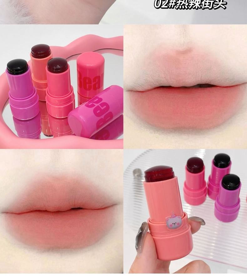 Blush en stick 2 en 1 - 4 couleurs