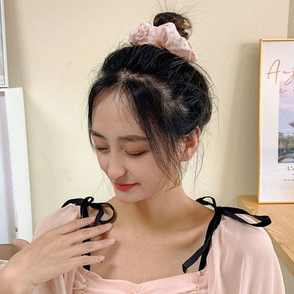 Floral Print Scrunchie