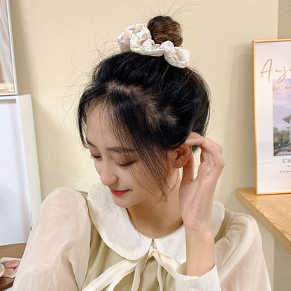 Floral Print Scrunchie