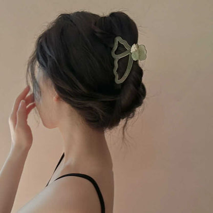 3D Rose Acrylic Hair Claw