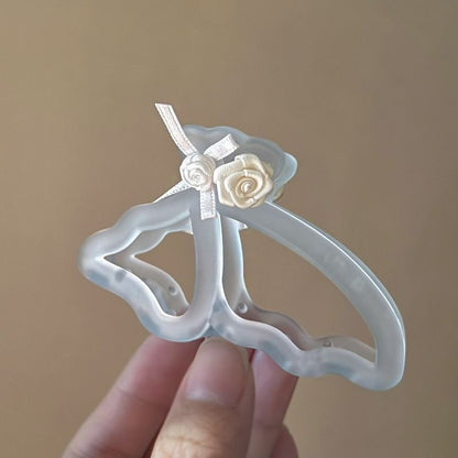 3D Rose Acrylic Hair Claw