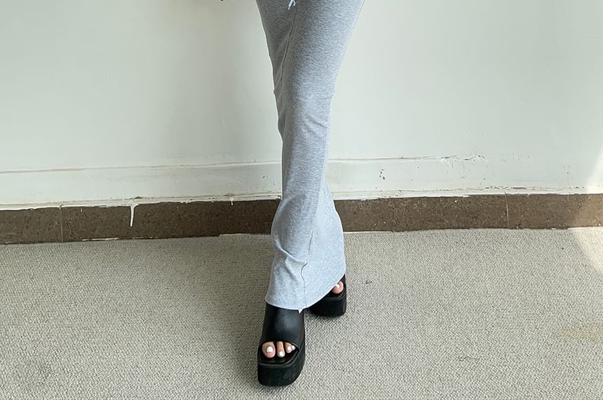 Drawstring-Waist Maxi Pencil Skirt