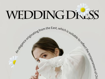 Long-Sleeve Mock Neck Plain Lace Panel Sequin Ruched A-Line Wedding Gown