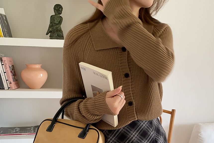 Plaid High-Rise Pencil Mini Skirt