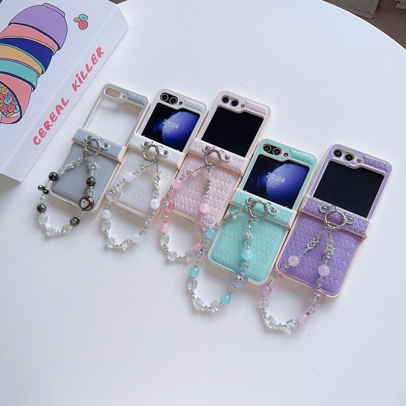 Argyle Bead Strap Phone Case