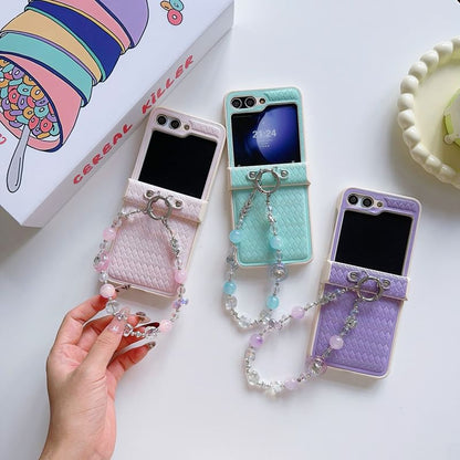Argyle Bead Strap Phone Case