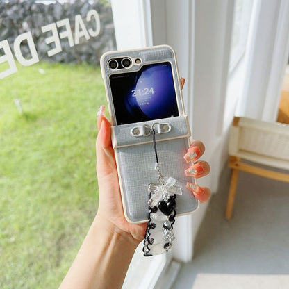 Plain Ribbon Charm Phone Case