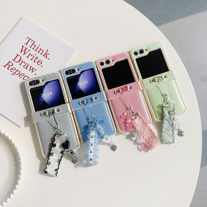 Plain Ribbon Charm Phone Case