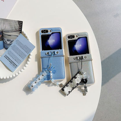 Plain Ribbon Charm Phone Case