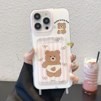 Card Bear Case Phone Holder Strap