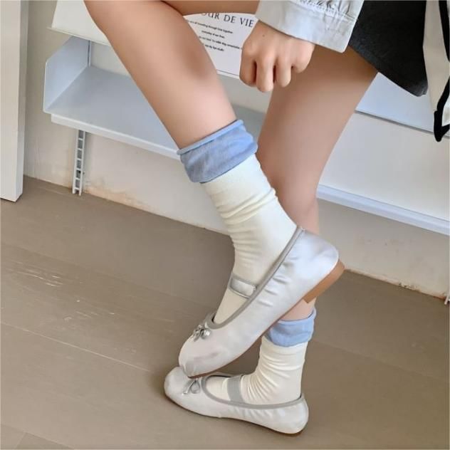 Chaussettes bicolores