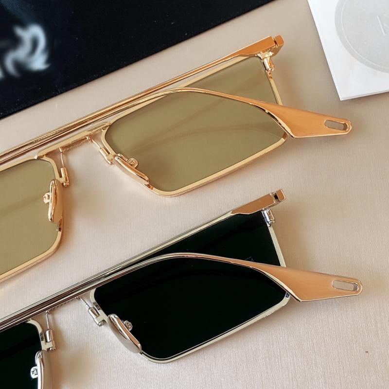 Square Metal Frame Sunglasses