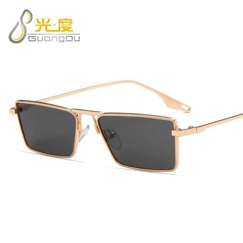 Square Metal Frame Sunglasses