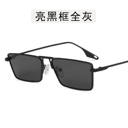 Square Metal Frame Sunglasses