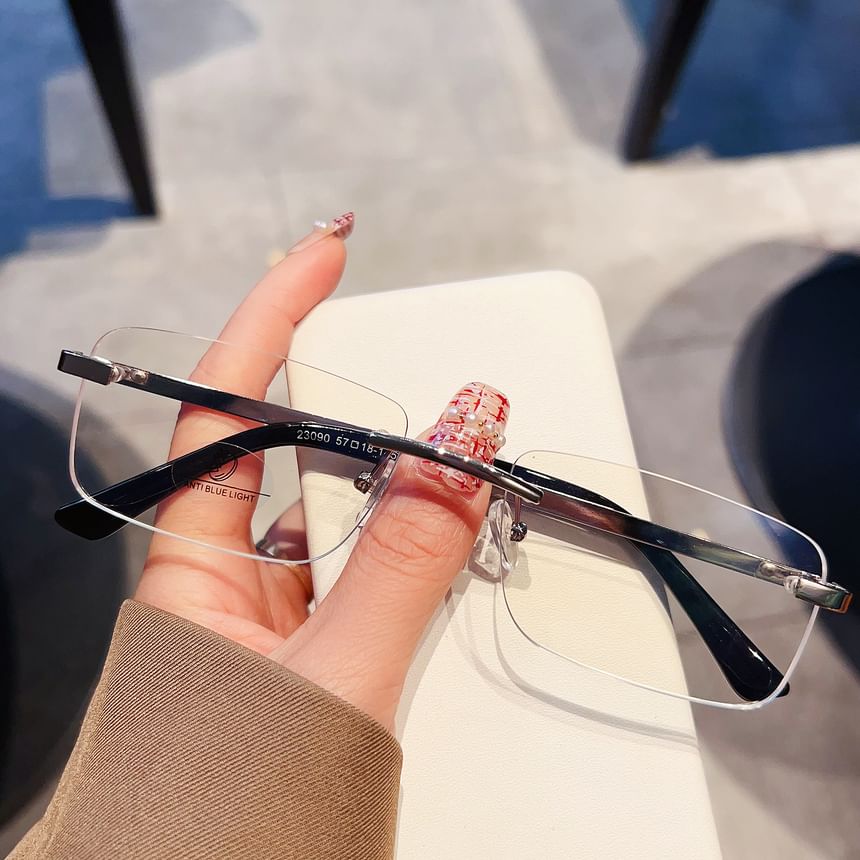Square Rimless Glasses