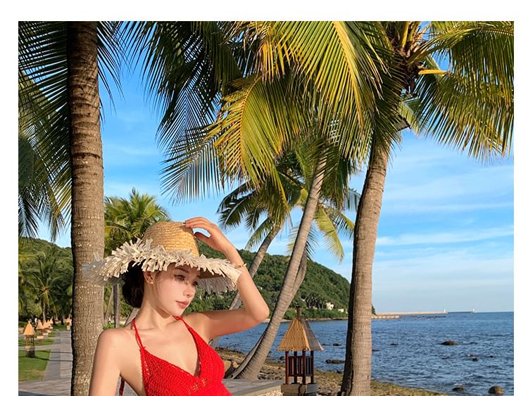 Halter Striped Maxi Sundress