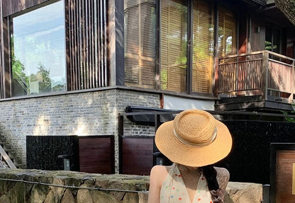 Halter V-Neck Dotted Mini A-Line Dress