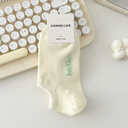 Lettering Socks