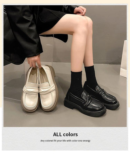 Mocassins en similicuir