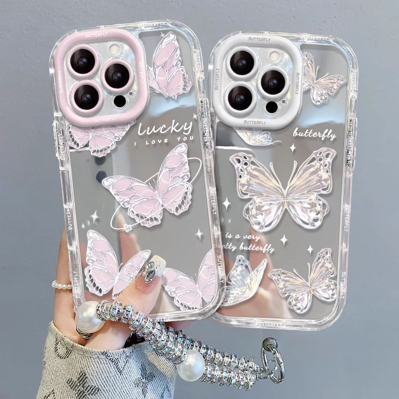 Butterfly Phone Case - iPhone 15 Pro Max / 15 Pro / 15 / 14 Pro Max / 14 Pro / 14 / 13 Pro Max / 13 Pro / 13 / 12 Pro Max / 12 / 11