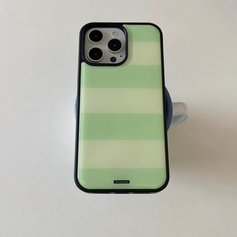 Striped Phone Case - iPhone 15 Pro Max / 15 Pro / 15 / 14 Pro Max / 14 Pro / 14 / 13 Pro Max / 13 Pro / 13 / 12 Pro Max / 12 / 11