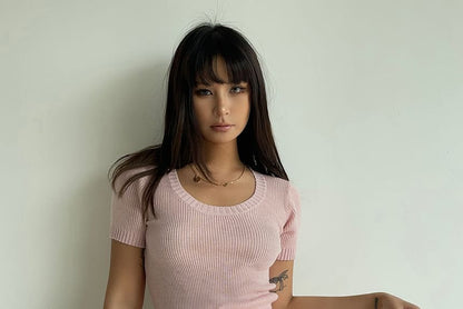 Smocked High-Waist Layered Mini Skirt