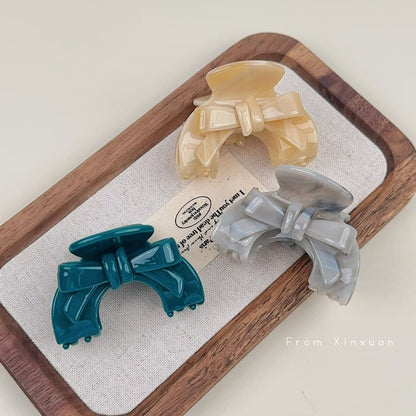 Bow Acrylic Hair Claw