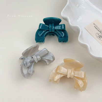 Bow Acrylic Hair Claw