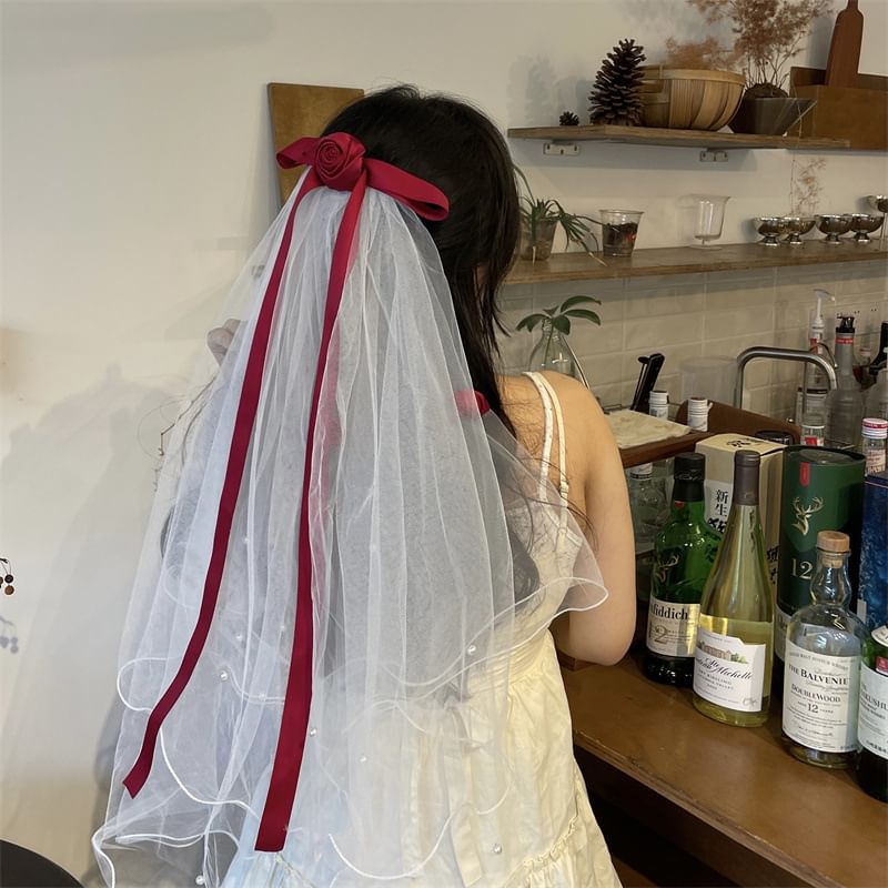 Ribbon Mesh Hair Tie