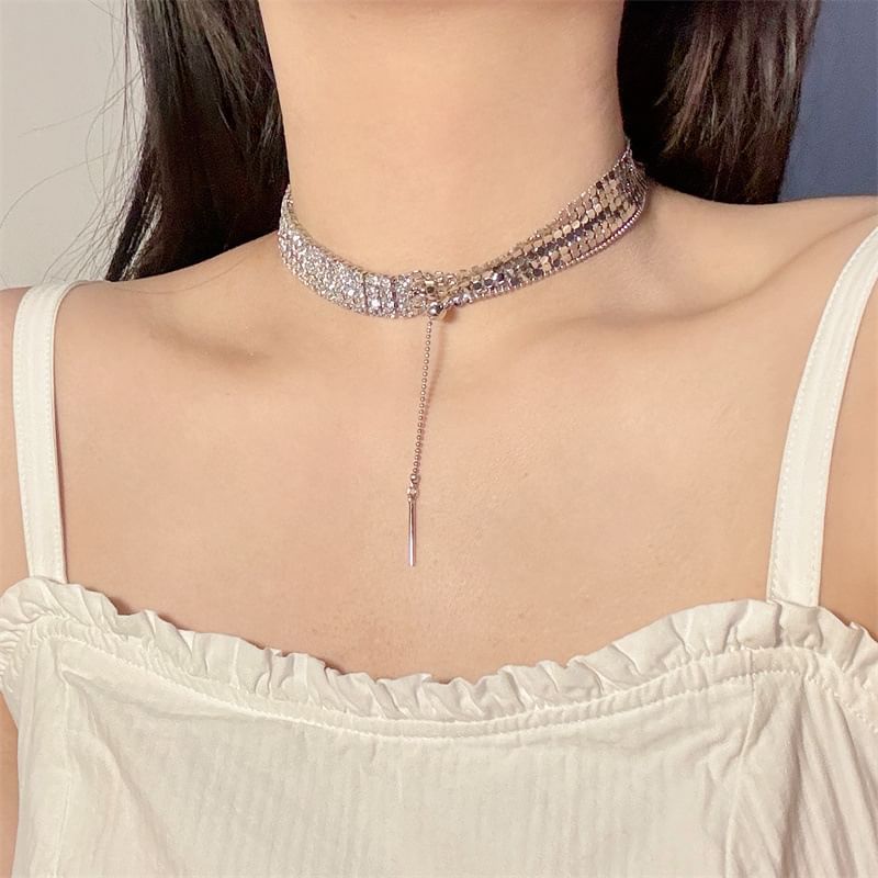 Rhinestone Choker