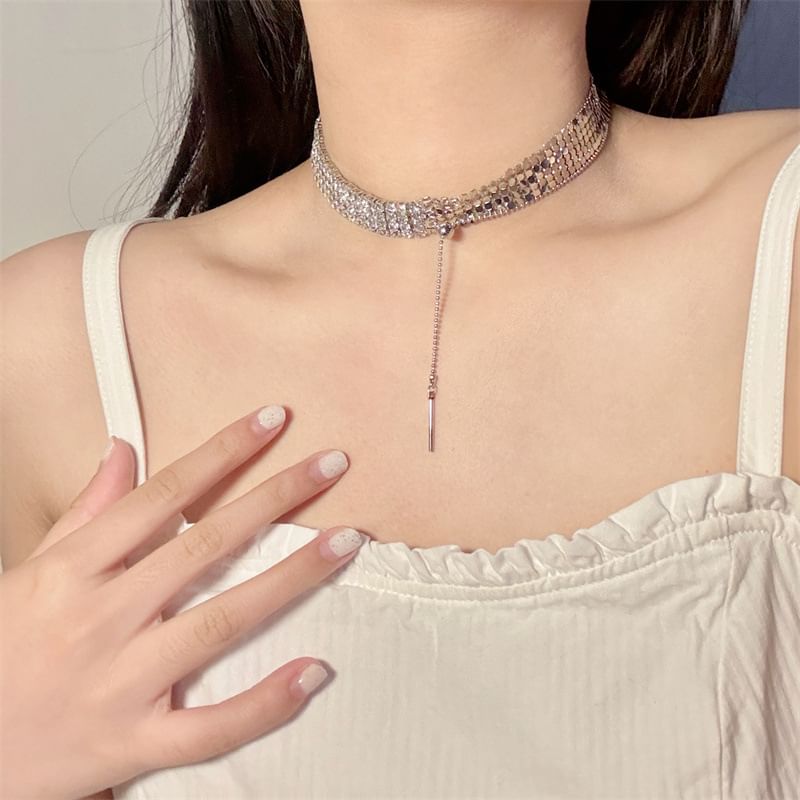 Rhinestone Choker