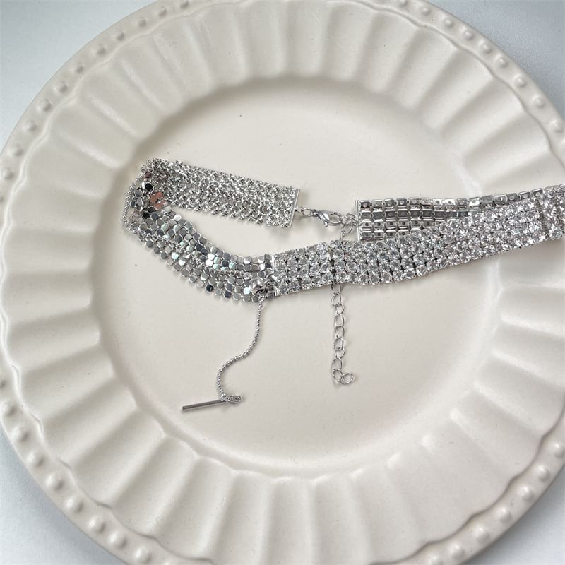 Rhinestone Choker