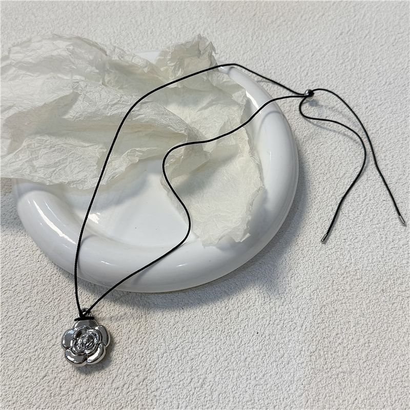 Floral Necklace / Drop Earring