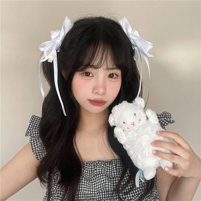 Floral Plain Hair Clip