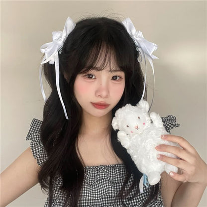 Floral Plain Hair Clip