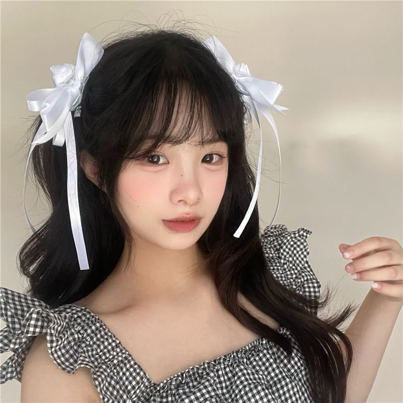 Floral Plain Hair Clip