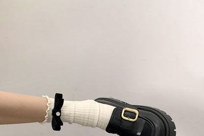 Mocassins en similicuir à boucle