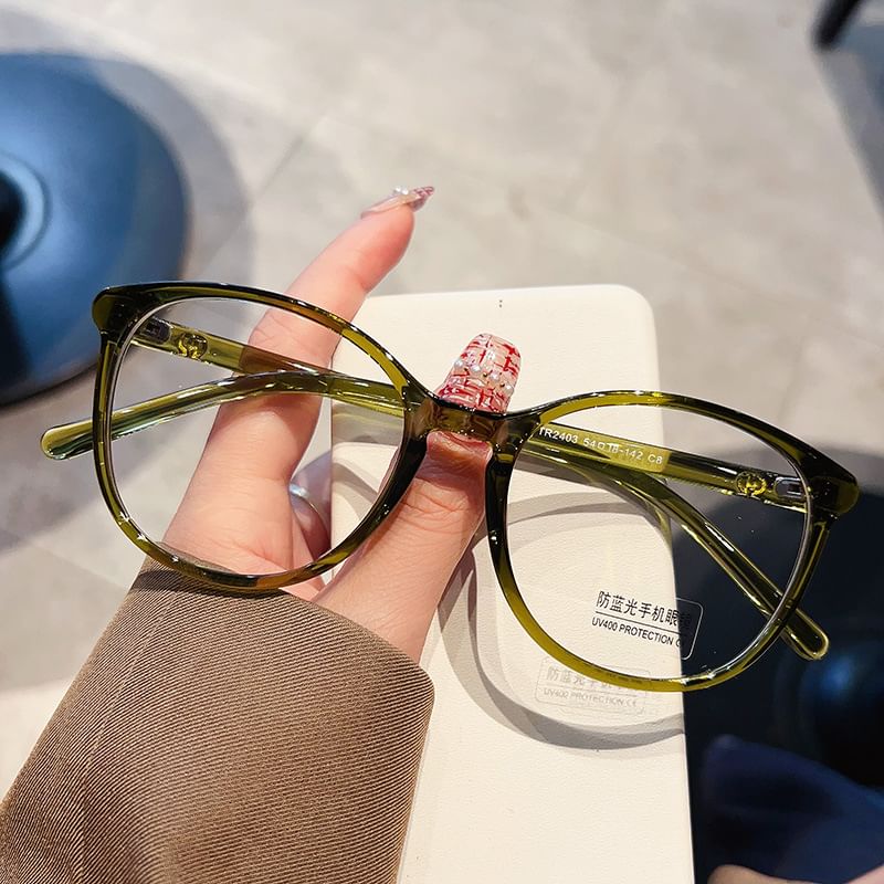 Round Frame Blue Light Blocking Glasses