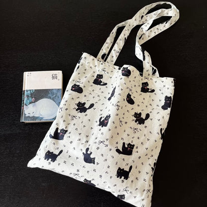 Cat Print Bag Shopper