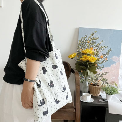 Cat Print Bag Shopper