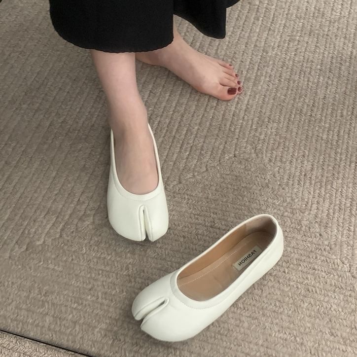 Split-Toe Flats